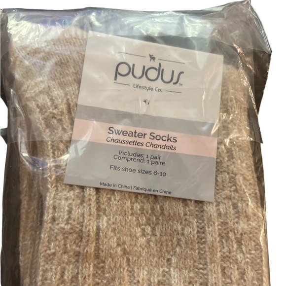 NIP SEALED PUDUS SWEATER SOCKS - LIMITED EDITION - Picture 5 of 5